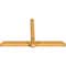 Ekena Millwork Eugene Rough Sawn Timber Gable Bracket, Western Red Cedar, 96"W x 56"H x 6"D x 6"F, 14/12 Pitch GBW096X56X0606EUG00RWR - alternate 3